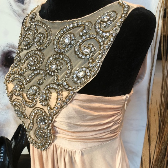 NWT Boston Proper Top Embellished Blush Peach - Picture 1 of 8